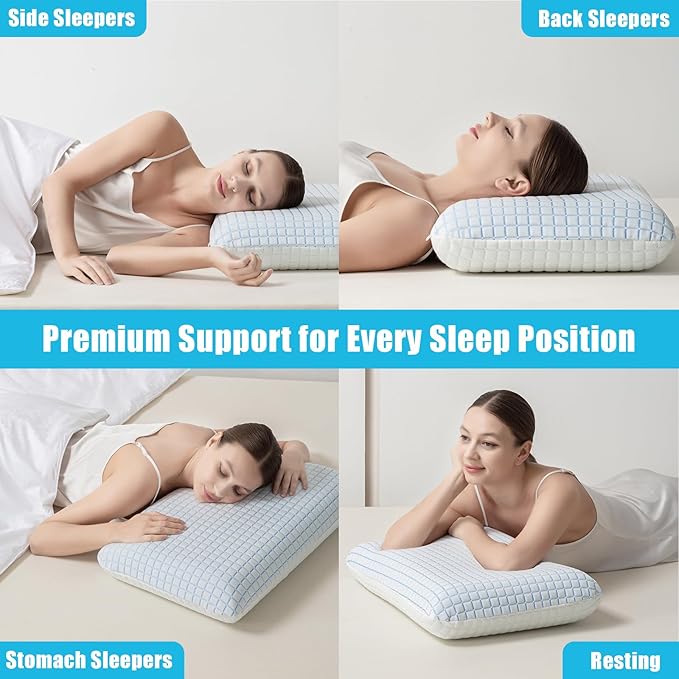Lavender CoolDream Pillow™- Lavender Cooling Memory Foam Pillow